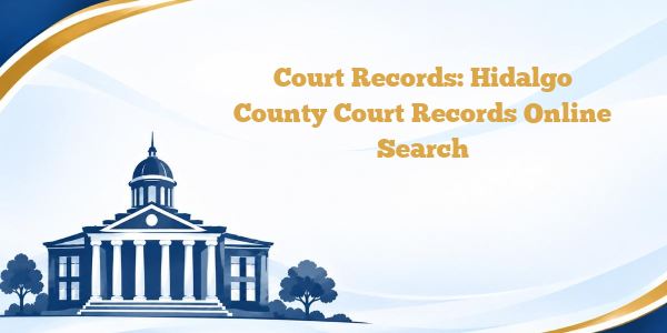 Court Records: Hidalgo County Court Records Online Search