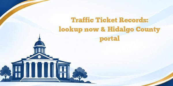 Traffic Ticket Records: lookup now & Hidalgo County portal